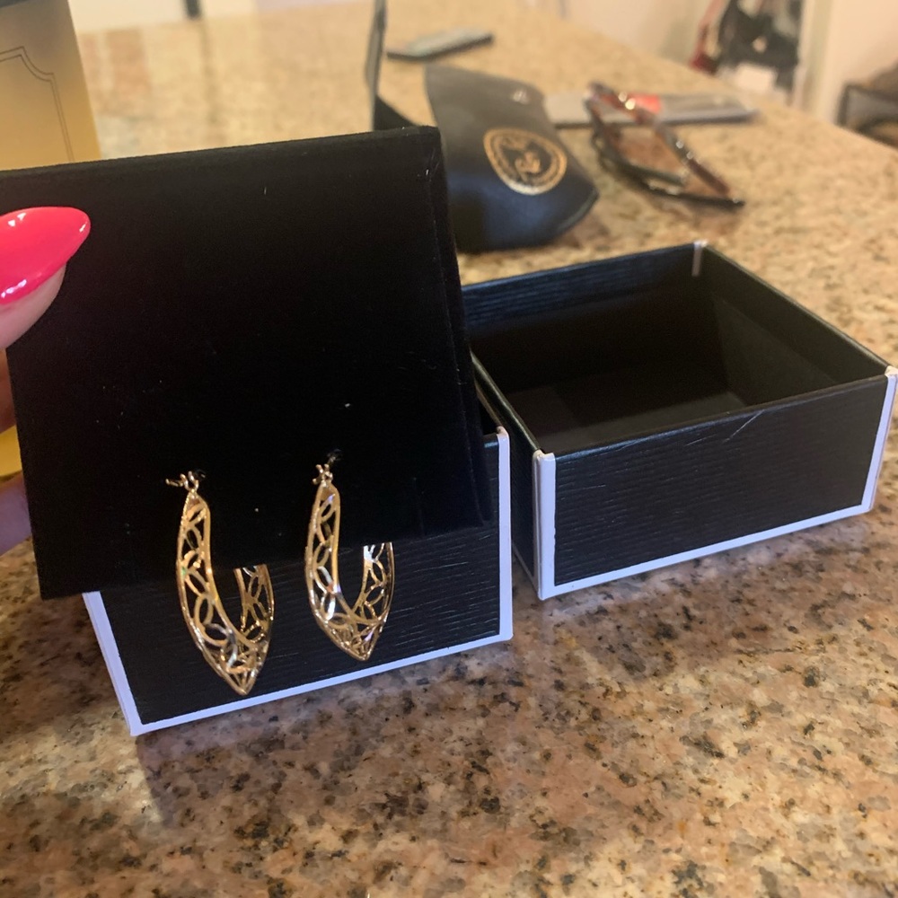 Brand new Bloomingdale earrings